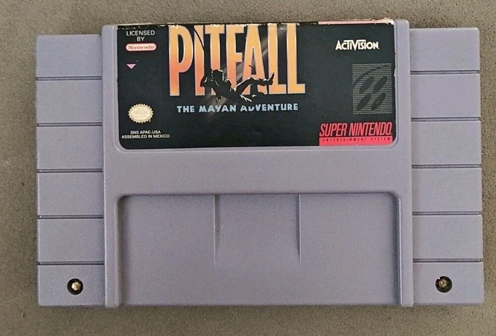 Pitfall: The Mayan Adventure (SNES, 1994) Cartridge Only.